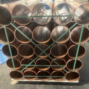 Tubos de cobre ASTM B88 C12200 exportados para aplicaciones de plomería en Ca...