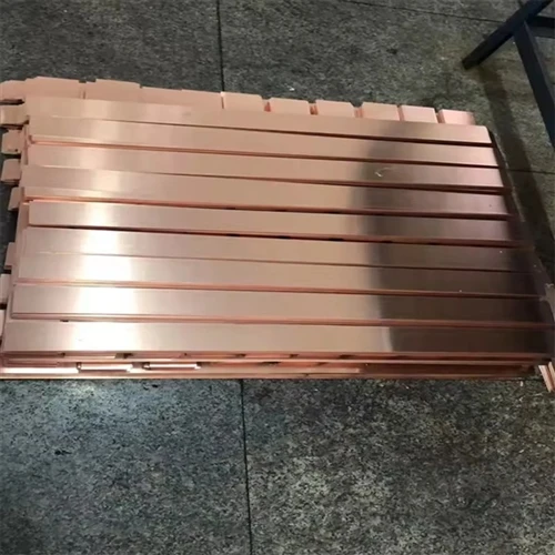 Se suministran barras colectoras de cobre C11000 para un proyecto industrial ...