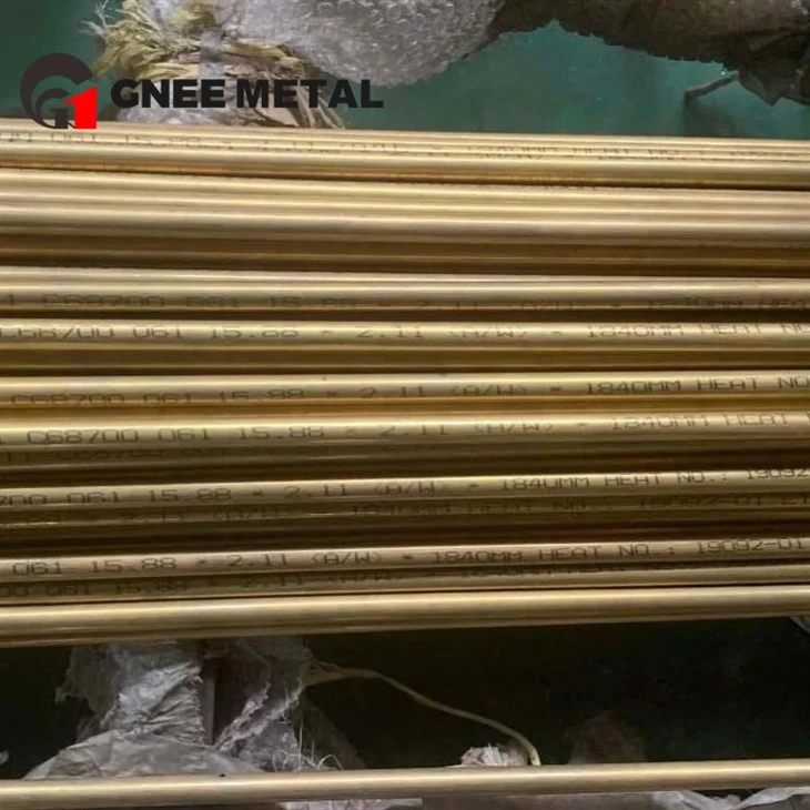 Tubos de cobre C68700 para tubos de caldera