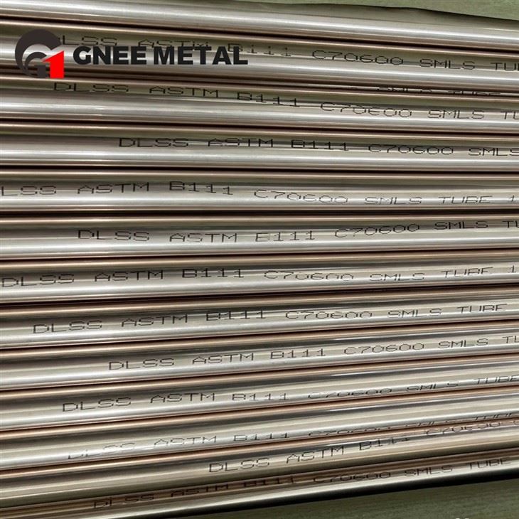 Tubo de cobre sin costura C70600