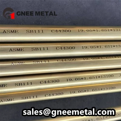 Tubo de latón del Almirantazgo ASTM B111 C44300