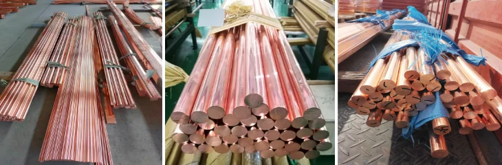 solid copper ground rod