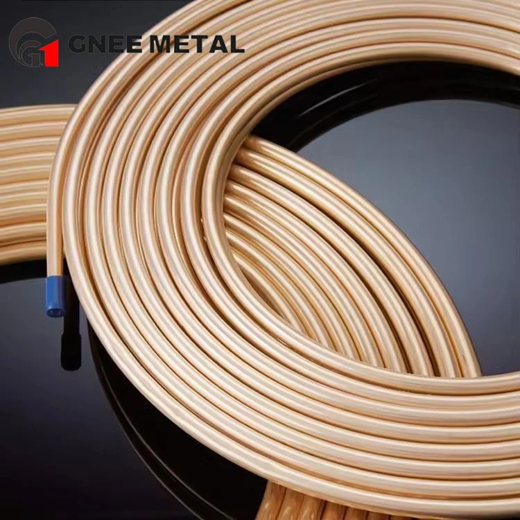 Tubería de cobre rojo C10200 para refrigeración
